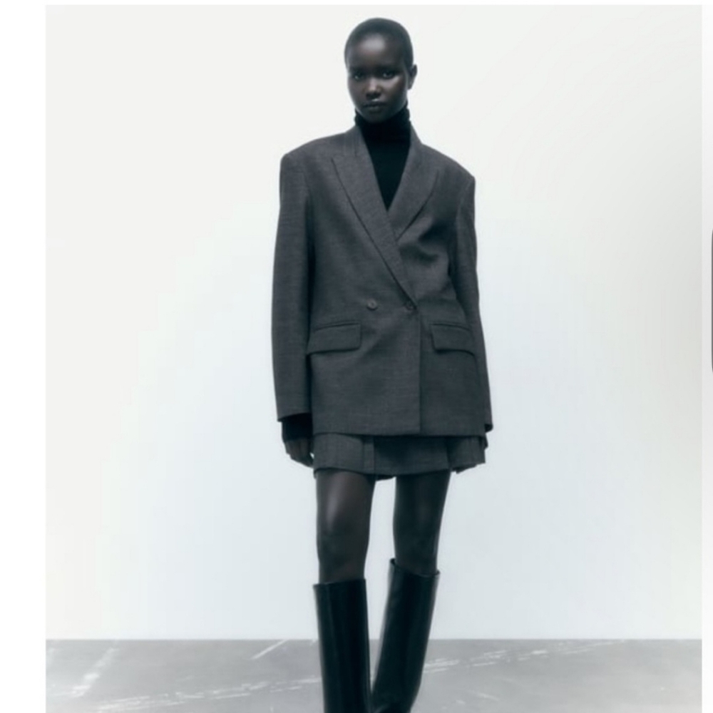 Zara double breasted blazer